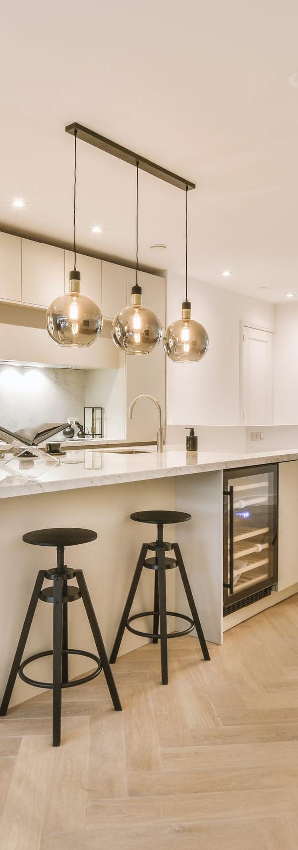 Neutral Warm Minimalist Kitchen Design